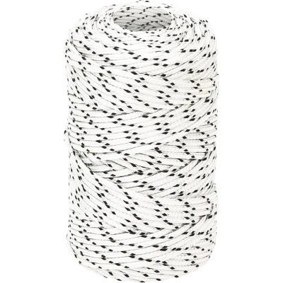 Afbeelding van Boottouw gevlochten 2 mmx100 m polyester wit