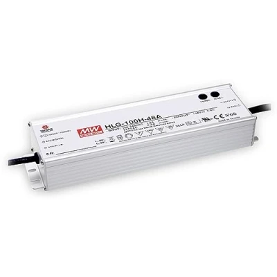 Afbeelding van Mean Well HLG 100H 24A LED driver, transformator Constante spanning, stroomsterkte 96 W 4 A 24 V/DC PFC schakeling, Overbelastingsbescherming,