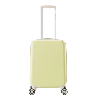 Afbeelding van Decent Star Maxx Trolley 55 pastel yellow Harde Koffer