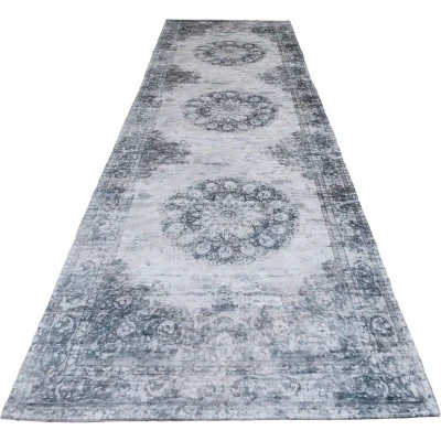 Afbeelding van Veer Carpets Vloerkleed Viola Antraciet 70 x 200 cm