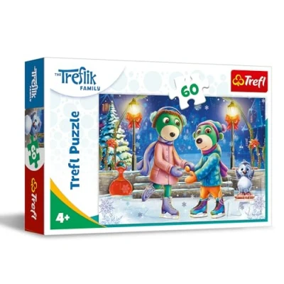 Afbeelding van Trefl Puzzle 60 Winter bei Trefliks
