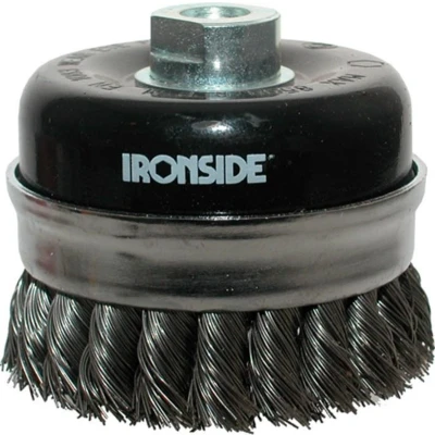 Afbeelding van Ironside Komborstel staaldraad getordeerd M14 diameter 65mm
