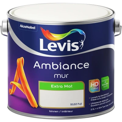 Afbeelding van Levis muurverf Ambiance mur extra mat 2.5l fuji