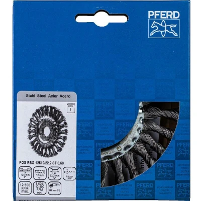 Afbeelding van PFERD Ronde borstel, getordeerd POS RBG 12512/22,2 ST 0,50