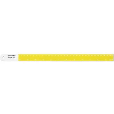 Afbeelding van Copenhagen Design Liniaal 30 cm Yellow 012 Roestvast Staal Geel