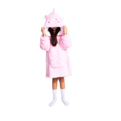 Afbeelding van Noxxiez Hoodie Deken Unicorn 160 CM 8718274254747