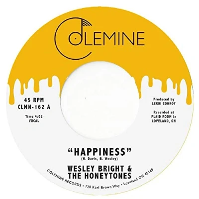 Afbeelding van Wesley Bright &amp; The Honeytones Happiness (7&quot; Vinyl Single)