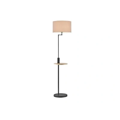 Afbeelding van Vloerlamp Trio Leuchten Claas Zwart