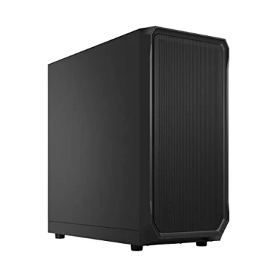 Image de Fractal Design Focus 2 Tour ATX panneau latéral fenêtré (verre trempé) pas d&#039;alimentation (ATX) noir TG teinte claire USB/Audio