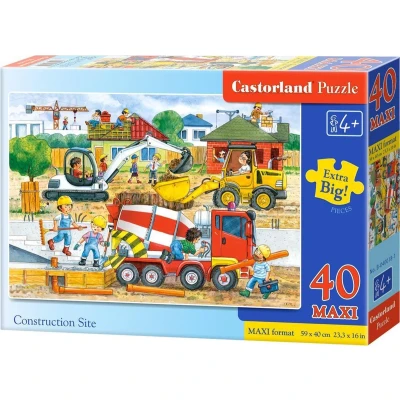 Afbeelding van Castorland Legpuzzel Construction Site Junior 40 delig