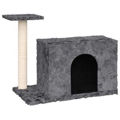 Afbeelding van vidaXL Kattenmeubel met sisal krabpale 51 cm donkergrijs