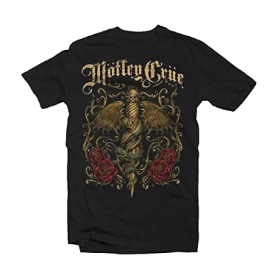 Afbeelding van Motley Crue Exquisite Dagger Heren T shirt XL Zwart