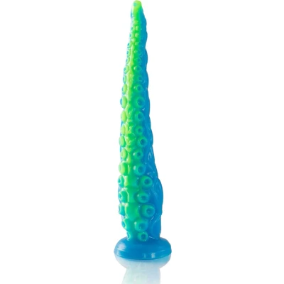 Afbeelding van EPIC SCYLLA FLUORESCENT THIN TENTACLE DILDO LARGE SIZE FANTASY MET ZUIGNAP XXL SEKSSPEELTJES VOOR KOPPELS VROUW SEX TOYS