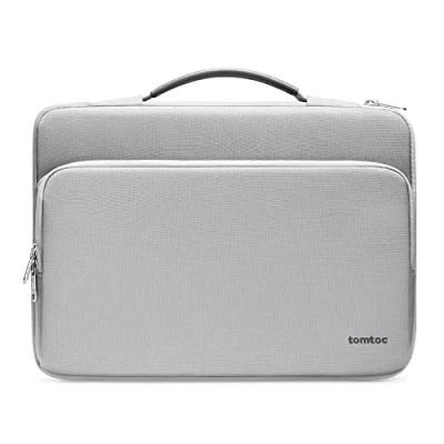 Afbeelding van tomtoc 360 beschermhoes voor 13 inch MacBook Air 2024 2018 M3/A3113 M2/A2681 M1/A2337, Pro M2/A2686 M1/A2337 2022 2016, waterafstotende laptophoes compatibel met 12,9 iPad