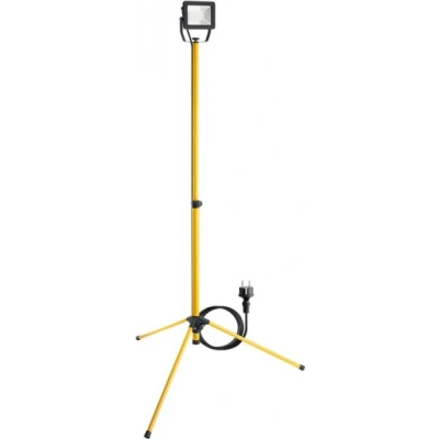 Afbeelding van Goobay LED bouwspot met telescopisch statief, 30 W 2550 lm en neutraal wit licht (4000 K), geschikt voor binnen buiten (IP65)
