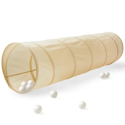 Afbeelding van 3 Sprouts Speeltunnel voor kinderen binnen en buiten beige