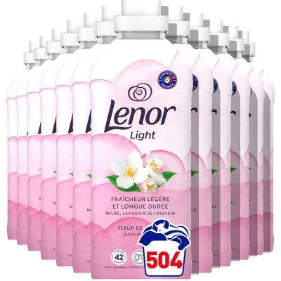 Afbeelding van Lenor Wasverzachter Jasmijnbloem 12 x 42 Wasbeurten