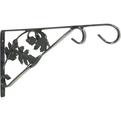 Afbeelding van Muurhaak decoratief groen H20x35cm Nature