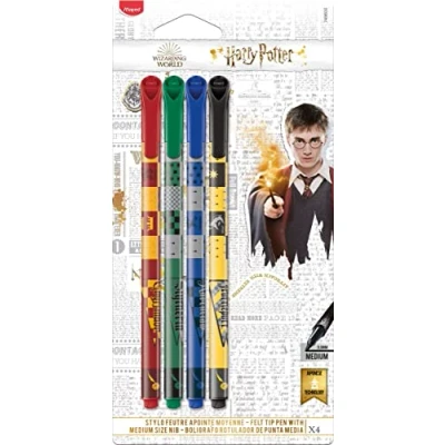Image de 4 stylos feutres Maped Harry Potter