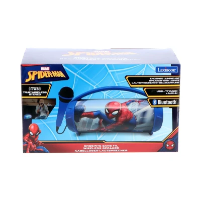 Afbeelding van Spiderman Draagbare Bluetooth Speaker met microfoon, Stereo 3380743105857