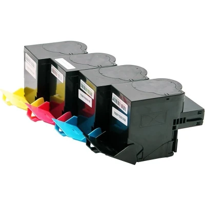 Afbeelding van Set 4x ABC huismerk toner geschikt voor Lexmark CX310 Series CX310dn CX310n CX410de CX410dte CX410e CX410 CX510de CX510dhe CX510dthe CX510 802 802S 802SK 802SC 802SM 802SY