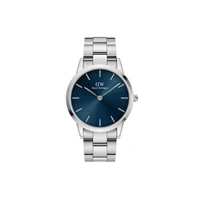 Afbeelding van Daniel Wellington Iconic LINK Arctic 32 S BLUE Horloge, Maat: 40, Silver coloured
