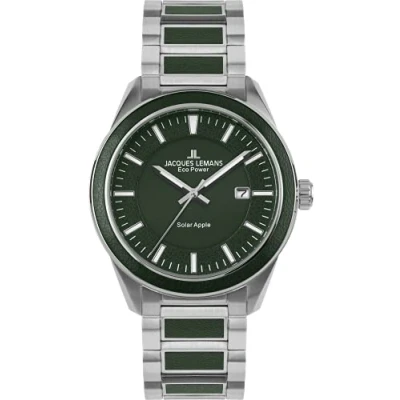 Afbeelding van UHR, HERREN, ECO POWER, SILBER\GR�N