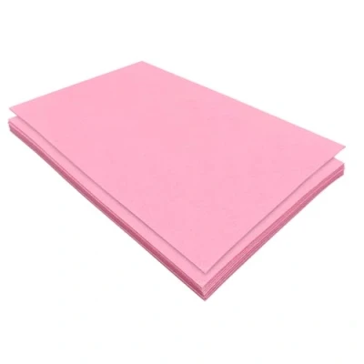 Afbeelding van Jtnohx 11 stuks harde viltvellen 17,78 x 28,7 cm om te knutselen, vierkant vilt naaien, roze