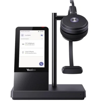 Image de Yealink WH66 Mono Micro casque sur oreille DECT sans fil Certifié pour Microsoft Teams