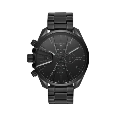 Afbeelding van Diesel Chrono Chronograaf, Heren, Maat: One Size, Black