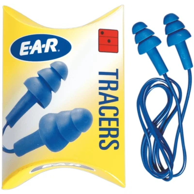 Afbeelding van 3M E A R TR 01 000 Tracer herbruikbare oordoppen met koord 32dB (50pr) TR01000