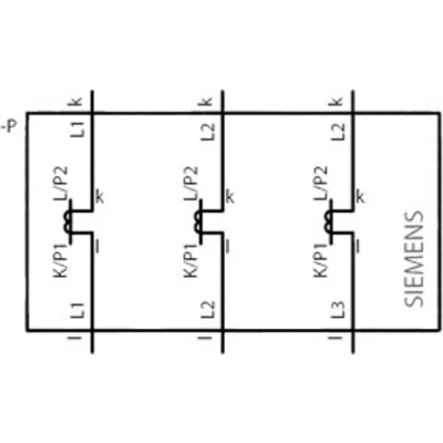 Afbeelding van Siemens 7KT1201 Stroomomvormer 3 fasig Primaire stroom: 100 A Secundaire 5 Doorvoer (Ø): 13 mm Schroefbevestiging 1 stuk(s)