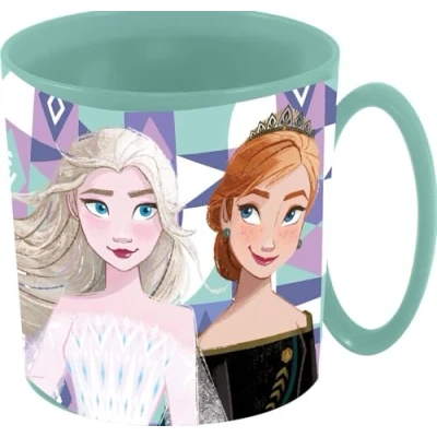 Afbeelding van Disney Frozen Elsa en Anna Azurra mok voor meisjes, kunststof, 350 ml, magnetronbestendig