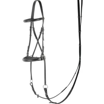 Image de Harry&#039;s Horse Bridon sans Mors Noir Full