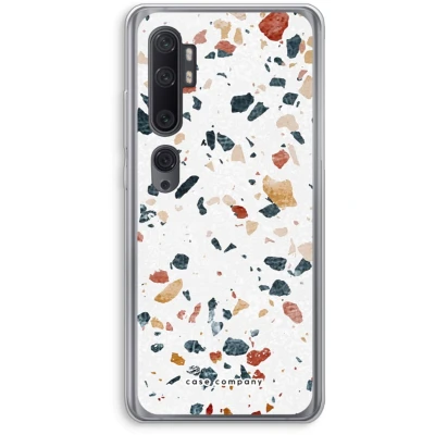 Afbeelding van Case Company® hoesje geschikt voor Xiaomi Mi Note 10 Terrazzo N4 Soft Cover Telefoonhoesje Bescherming aan alle Kanten en Schermrand