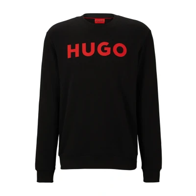 Afbeelding van HUGO BOSS heren Dem 10231445 01 001 in de kleur Zwart, maat: L