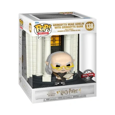 Image de Figurine Funko Pop Deluxe Harry Potter Diagon Alley Gringotts Bank Goblin Avant première Fnac