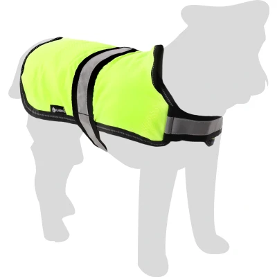 Afbeelding van Flamingo Eisbär Kledij Honden Winterjas Fluo Geel 30cm 1st 174750