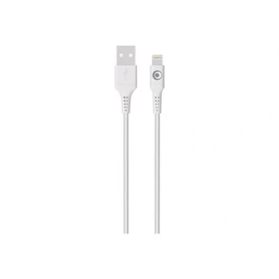Afbeelding van BIGBEN Connected Lightning kabel USB male naar 1.2 m wit 100% hergebruikt plastic