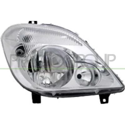 Afbeelding van PRASCO ME9194913 Koplampen rechts H7/H7 Transparent Zonder mistlamp voor rechtsrijdend verkeer Met elektromotor regelmotor LWR