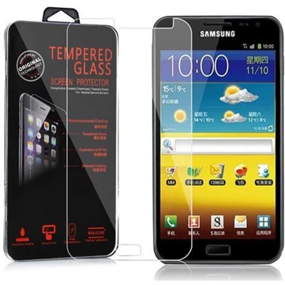 Afbeelding van Cadorabo Screenprotector geschikt voor Samsung Galaxy NOTE 1 Pantser film Beschermende in KRISTALHELDER Geharde (Tempered) display beschermglas 9H hardheid met 3D Touch