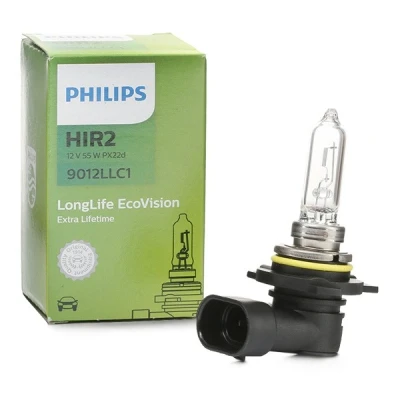 Afbeelding van Philips HIR2 Halogeen lamp 12V PX22d Longlife EcoVision