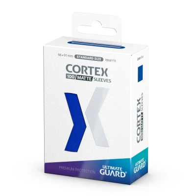 Afbeelding van Ultimate Guard Matte Cortex Sleeves: Blue (100 stuks)
