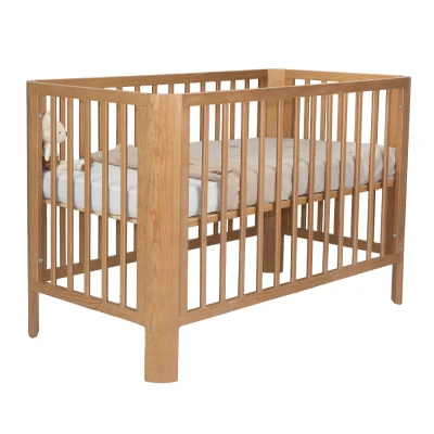 Afbeelding van Novi At Home Ledikant Philou (Ronde Hoek) 60x120 Beech