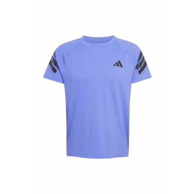 Afbeelding van adidas Performance ICON 3STRIPES Sport Tshirt, Heren, Maat: Large, Semi blue black
