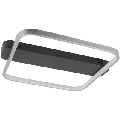 Afbeelding van HighLight Plafonnière Ascona zilver 40cm