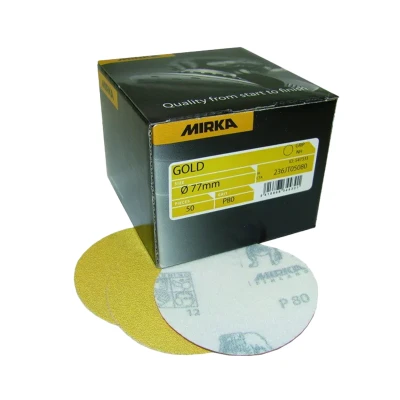Afbeelding van MIRKA Gold Schuurschijven 77mm zonder gaten P400