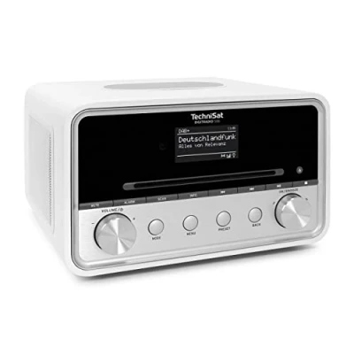 Afbeelding van TechniSat DIGITRADIO 586 internetradio met DAB+ FM CD Wit/Zilver