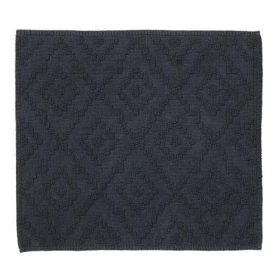 Afbeelding van Sealskin Aztec Badmat 60x60 cm Katoen Donkergrijs