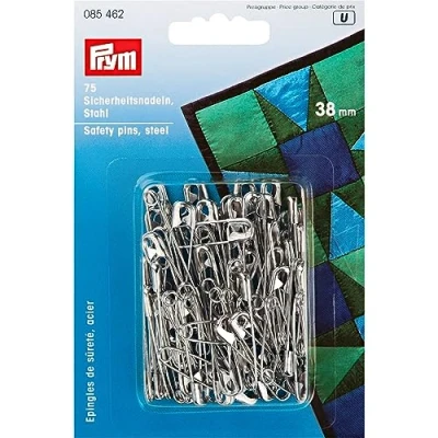 Afbeelding van Prym Veiligheidsspelden 75 stuks Staal 38mm lang code 085 462